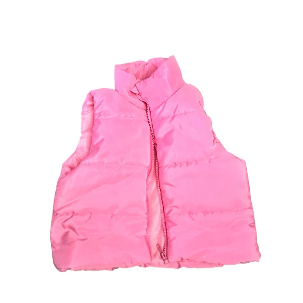 Kids Pink Puffer Vest